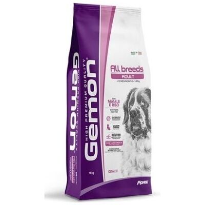 Gemon Cane Secco Adult All Breed Maiale e Riso 15kg Gemon Cane Secco Adult All Breed Maiale e Riso 15kg