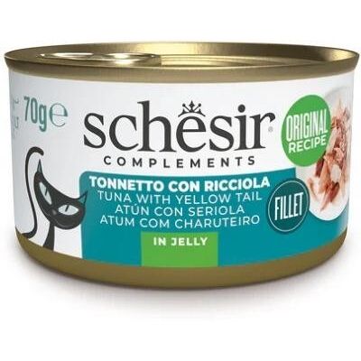 Schesir Gatto Tonnetto con Ricciola in Gelatina 70g Schesir Gatto Tonnetto con Ricciola in Gelatina 70g