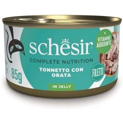 Cibo per gatti Schesir Tonno e Branzino - Cibo umido, 85 g Cibo per gatti Schesir Tonno e Branzino - Cibo umido, 85 g