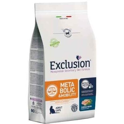 Exclusion Cat Diet Metabolic e Mobility Maiale e Fibre 300g Exclusion Cat Diet Metabolic e Mobility Maiale e Fibre 300g