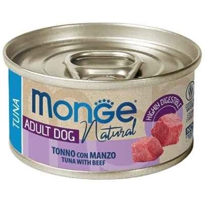 Monge Dog Natural Tonno con Manzo Lattina 90g Monge Dog Natural Tonno con Manzo Lattina 90g