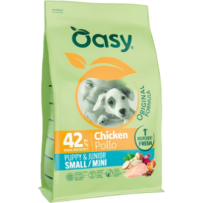 Oasy Dog Original Formula Puppy&Junior Small&Mini Pollo 800g Oasy Dog Original Formula Puppy&Junior Small&Mini Pollo 800g
