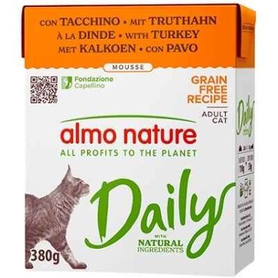 Almo Nature Gatto Daily con Tacchino 380g Almo Nature Gatto Daily con Tacchino 380g