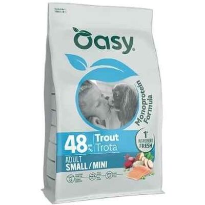 Oasy Cane Monoprotein Formula Adult Small/Mini Trota 2kg Oasy Cane Monoprotein Formula Adult Small/Mini Trota 2kg