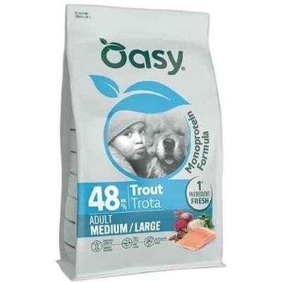 Oasy Cane Monoprotein Formula Adult Medium/Large Trota 2kg Oasy Cane Monoprotein Formula Adult Medium/Large Trota 2kg