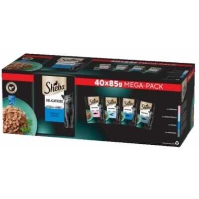 Sheba Gatto Selezione del Mare in Gelatina Multipack 40x85g Sheba Gatto Selezione del Mare in Gelatina Multipack 40x85g