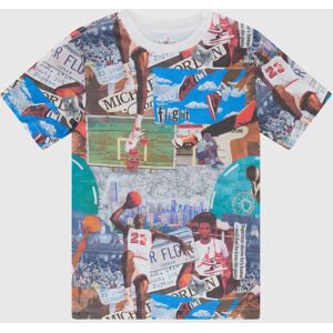 Nike T-Shirt Brooklyn Collage Beige Bambino XL Nike T-Shirt Brooklyn Collage Beige Bambino XL