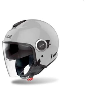 Casco Jet Airoh Helyos Color Concrete Grigio Lucido L Casco Jet Airoh Helyos Color Concrete Grigio Lucido L
