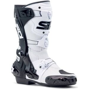 Stivali Moto Racing Sidi Rex Air Bianco Nero 46 Stivali Moto Racing Sidi Rex Air Bianco Nero 46