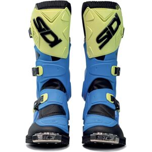 Stivale Moto Sidi Flame Blu Giallo 40 Stivale Moto Sidi Flame Blu Giallo 40
