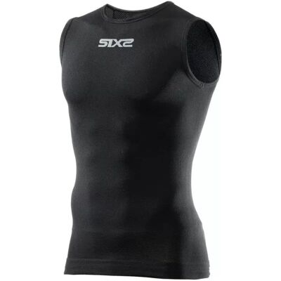 Canotta Intima Tecnica Termica 4 Stagioni Unisex Sixs SMX All Black 3XL-4XL Canotta Intima Tecnica Termica 4 Stagioni Unisex Sixs SMX All Black 3XL-4XL