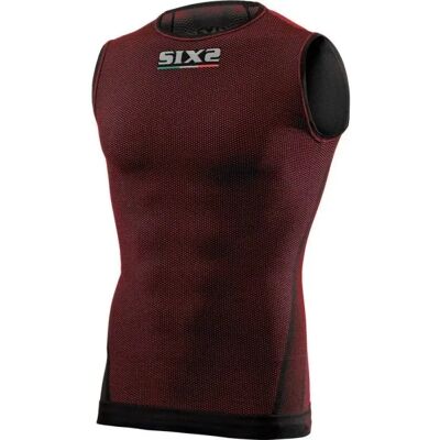 Canotta Intima Tecnica Termica 4 Stagioni Unisex Sixs SMX Rosso Scuro 3XL-4XL Canotta Intima Tecnica Termica 4 Stagioni Unisex Sixs SMX Rosso Scuro 3XL-4XL