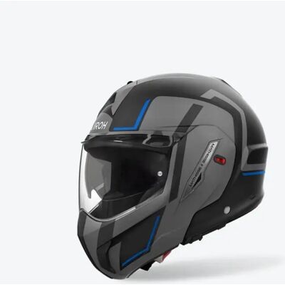 Casco Modulare Reversibile Airoh Mathisse II Genius Blu Opaco XXL Casco Modulare Reversibile Airoh Mathisse II Genius Blu Opaco XXL