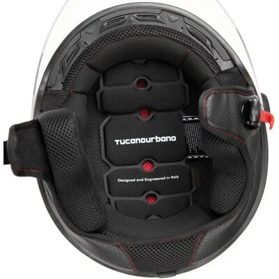 Interno casco Tucano Urbano - Mettin, Jettin, Fresh, Top - Grigio Interno casco Tucano Urbano - Mettin, Jettin, Fresh, Top - Grigio