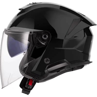 Casco Jet LS2 OF618 Verso II Solid Nero Lucido S Casco Jet LS2 OF618 Verso II Solid Nero Lucido S