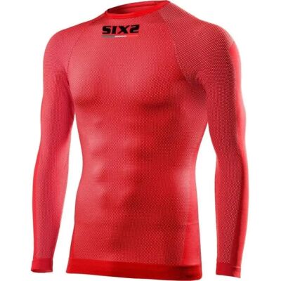 Maglia Intima Tecnica Termica Unisex Sixs TS2 Rosso XS Maglia Intima Tecnica Termica Unisex Sixs TS2 Rosso XS