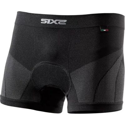 Boxer Tecnico Termico Sixs BOX2-V2 Nero Carbon Con Fondello M-L Boxer Tecnico Termico Sixs BOX2-V2 Nero Carbon Con Fondello M-L