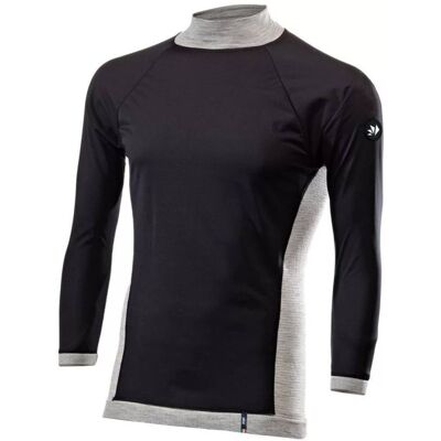 Maglia Lupetto Intima Tecnica Antivento Merino Unisex Sixs TS4-MERINOS Wool Grey S-M Maglia Lupetto Intima Tecnica Antivento Merino Unisex Sixs TS4-MERINOS Wool Grey S-M