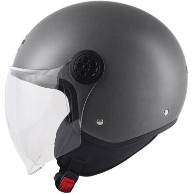 Casco Demi-Jet Kappa KV59 Basic Titanio Opaco L Casco Demi-Jet Kappa KV59 Basic Titanio Opaco L
