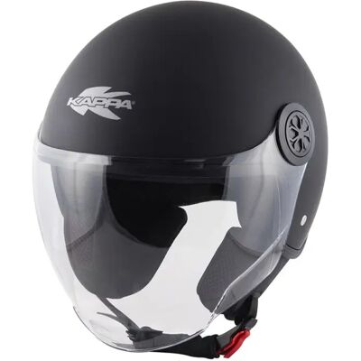 Casco Demi-Jet Kappa KV59 Basic Nero Opaco XS Casco Demi-Jet Kappa KV59 Basic Nero Opaco XS
