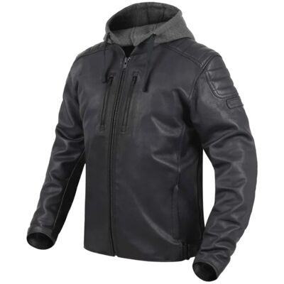 Giacca In Pelle Rebelhorn Impala Nero 5XL Giacca In Pelle Rebelhorn Impala Nero 5XL