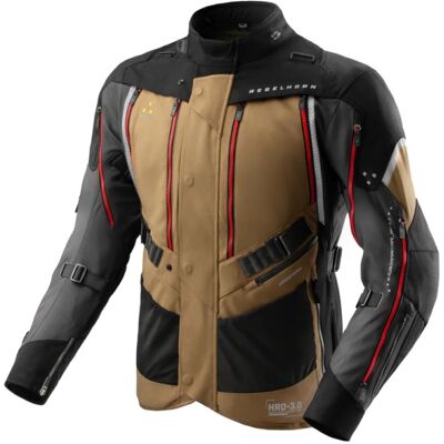 Giacca In Tessuto Rebelhorn Hardy 3.0 Marrone Grigio Rosso 6XL Giacca In Tessuto Rebelhorn Hardy 3.0 Marrone Grigio Rosso 6XL