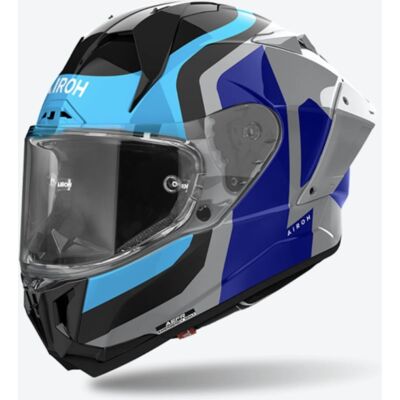 Casco Integrale Airoh Gp800 Competition Blu Lucido XS Casco Integrale Airoh Gp800 Competition Blu Lucido XS