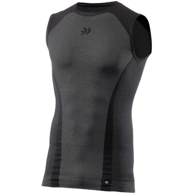 Canotta Intima Tecnica Termica 4 Stagioni Unisex Sixs SMX-V2 Nero Carbon XL-XXL Canotta Intima Tecnica Termica 4 Stagioni Unisex Sixs SMX-V2 Nero Carbon XL-XXL