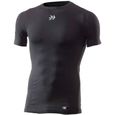 Maglia Intima 4 Stagioni Sixs Ts1 V2 All Black XL-XXL Maglia Intima 4 Stagioni Sixs Ts1 V2 All Black XL-XXL