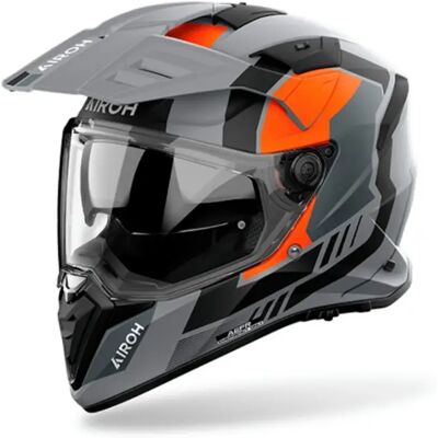 Casco Touring Airoh Bandit Horn Arancione Opaco XXL Casco Touring Airoh Bandit Horn Arancione Opaco XXL
