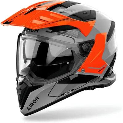 Casco Touring Airoh Bandit Tune Arancione Grigio Lucido L Casco Touring Airoh Bandit Tune Arancione Grigio Lucido L