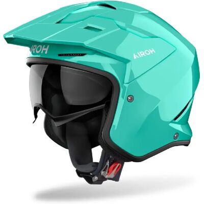 Casco Jet Airoh Kombakt Color Aquamarine Lucido XXL Casco Jet Airoh Kombakt Color Aquamarine Lucido XXL