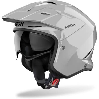 Casco Jet Airoh Kombakt Color Concrete Grigio Lucido S Casco Jet Airoh Kombakt Color Concrete Grigio Lucido S