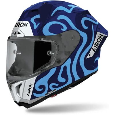 Casco Integrale Airoh Gp800 Swain Blu Lucido XS Casco Integrale Airoh Gp800 Swain Blu Lucido XS