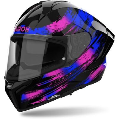 Casco Integrale Airoh Matryx Reflex Violet Lucido XXL Casco Integrale Airoh Matryx Reflex Violet Lucido XXL