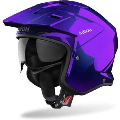 Casco Jet Airoh Kombakt Shimmer Viola Lucido XXL Casco Jet Airoh Kombakt Shimmer Viola Lucido XXL