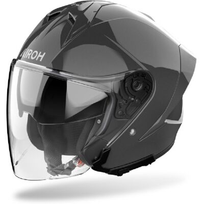 Casco Jet Airoh H.21 Color Grigio Scuro Lucido XXL Casco Jet Airoh H.21 Color Grigio Scuro Lucido XXL