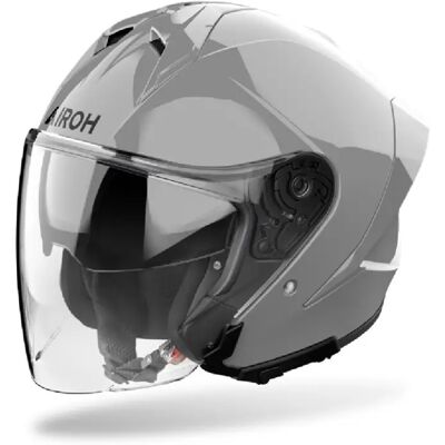 Casco Jet Airoh H.21 Color Concrete Grigio Lucido XXL Casco Jet Airoh H.21 Color Concrete Grigio Lucido XXL