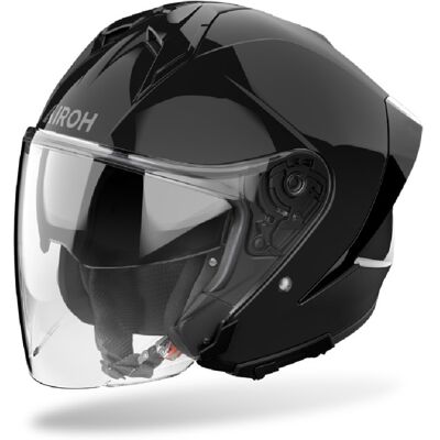 Casco Jet Airoh H.21 Color Nero Lucido XXL Casco Jet Airoh H.21 Color Nero Lucido XXL