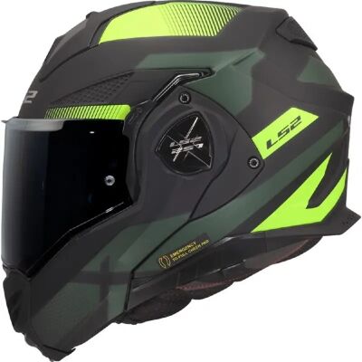 Casco Modulare Reversibile FF901 Ls2 Advant X Nova Nero Giallo Opaco XXL Casco Modulare Reversibile FF901 Ls2 Advant X Nova Nero Giallo Opaco XXL