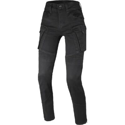 Pantaloni Donna In Tessuto e Jeans Macna Duplan Easy Fit Nero W32 Pantaloni Donna In Tessuto e Jeans Macna Duplan Easy Fit Nero W32