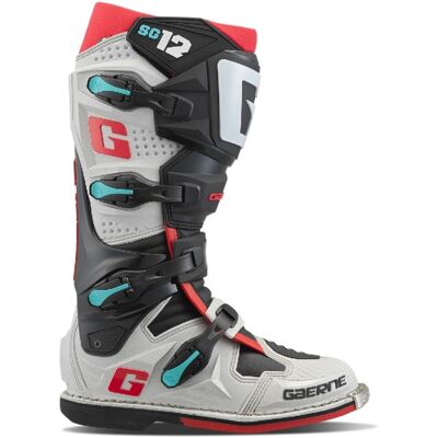 Stivali Moto Gaerne SG12 Gravel Grigio Nero 41 Stivali Moto Gaerne SG12 Gravel Grigio Nero 41