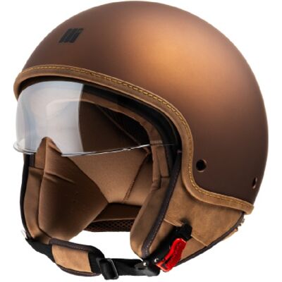 Casco Jet Motocubo 717 Beetle Tobacco M Casco Jet Motocubo 717 Beetle Tobacco M