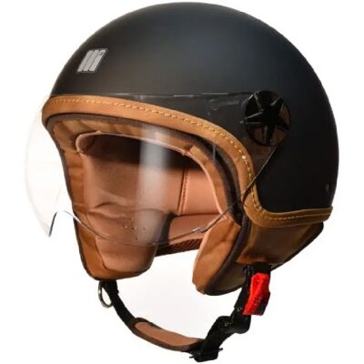 Casco Jet Motocubo 721 Ant Nero Opaco XL Casco Jet Motocubo 721 Ant Nero Opaco XL