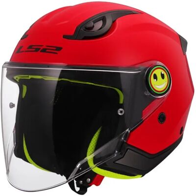 Casco Jet Bambino Ls2 OF622 Funny II Rosso L Casco Jet Bambino Ls2 OF622 Funny II Rosso L