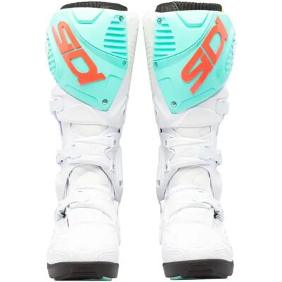 Stivali Moto Sidi Crossfire 3 Srs Bianco Verde Arancio 47 Stivali Moto Sidi Crossfire 3 Srs Bianco Verde Arancio 47
