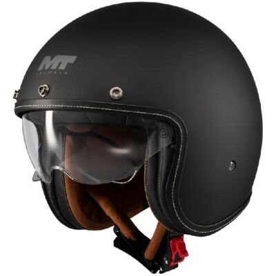 Casco Jet Mt Helmets Of507Sv B Lemans 2 A1 Sv S Pure Nero Opaco S Casco Jet Mt Helmets Of507Sv B Lemans 2 A1 Sv S Pure Nero Opaco S