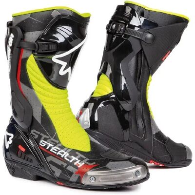 Stivale Moto Stylmartin Stealth Evo Air Nero Giallo Fluo 42 Stivale Moto Stylmartin Stealth Evo Air Nero Giallo Fluo 42