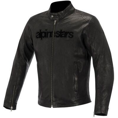 Giacca In Pelle Alpinestars Huntsman Nero UOMO 46 Giacca In Pelle Alpinestars Huntsman Nero UOMO 46