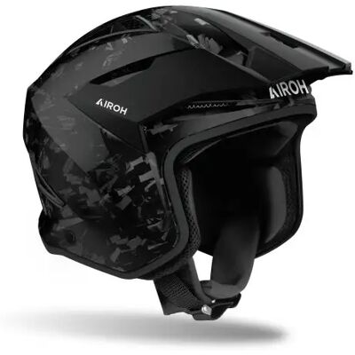 Casco Jet Airoh TRR II Carbon Lucido XL Casco Jet Airoh TRR II Carbon Lucido XL